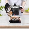Two Piece Polyester Animal Red Panda Printed Oven Mitts and Two Piece Insulated Pan Pads Insulated and Non-Slip for Kitchen Ovens Microwave Grilling. view 4