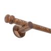 1 piece of walnut curtain rod wooden single rod Roman rod bedroom bay window diameter 29mm hand-polished smooth and delicate(100cm(39.4inch)) view 1
