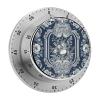Mechanical Kitchen Timers for Cooking,Retro Design Pattern Printed 60 Minute Magnetic Countdown Timer,Cute Cooking Timers with Alarm,Stainless Steel Time Timer Manual No Batteries Required view 1