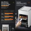 Electric Steak Grill, Portable Indoor Countertop Oven, Smokeless Electric Grill, Commercial Electric Oven with 10min Timing & 800 Temperature Adjustment, Steak Oven for Indoor Kitchen,B-220V view 4