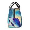 Colorful Starry Sky Ocean Dolphin Print Lunch Bag For Man,Lunch Tote For Woman,Leakproof Insulated Lunch Box, Adult Lunch Tote Bags view 4