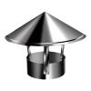 Chimney Cap Stainless Steel Conical Chimney Cap 3" 4" 5" 6" Round Chimney Cap Ventilation Cover 8" 9" 10" 12" Reinforced Design, Not Afraid of Strong Wind and Rain 150mm(5.9in*11.8in) view 1