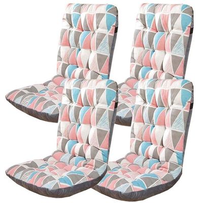 Chair Pads Cushion High Back Chair Cushions Set of 1 2 4 6, Dining -Kitchen -Office Chair Seat Cushion with Ties Thickened One-Piece Outdoor Indoor Furniture Chair Seat Cushion(7Q,33x42x45cm4pcs)