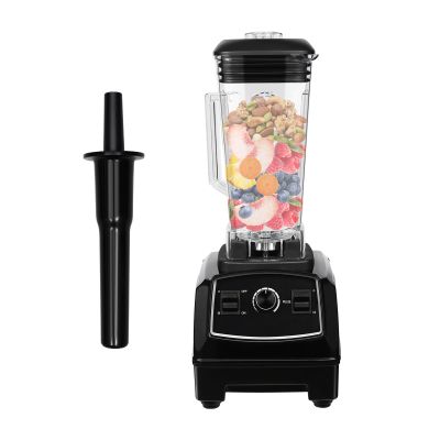 3HP Commercial Professional Blender, 2L Heavy Duty Professional Power Blender 2200W High Power Commercial Blender Mixer Juicer Smoothie Maker for Kitchen (Black)