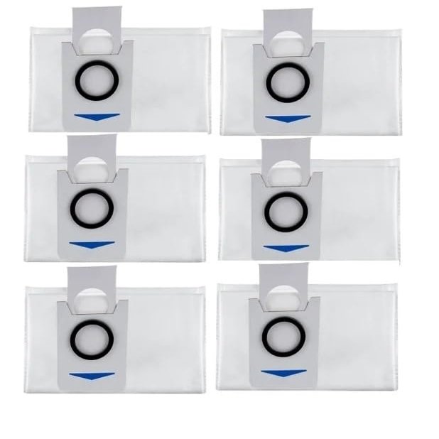 SQJZWOD 50Pack Disposable Dust Bag .Compatible for DEEBOT X1 Omni Turbo Robot Vacuum Cleaner(6Pcs)