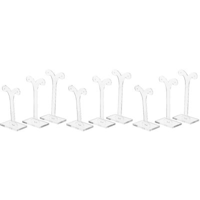 ABOOFAN 9pcs Earring Display Rack -shaped Jewelry Holder for Desktop for Home Shop Use Creative Design for Earrings Necklaces Accessories