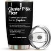 20oz Tumbler, Funny Gifts for Coworkers, Cluster F*&k Fixer Tumbler, Boss Mug, Funny Gift For Boss, Cluster Fixer Coffee Mug, Gift for Problem Solver, Christmas Birthday Gifts for Team Leader Manager view 1