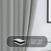 UPOPO Light Grey Room Darkening Curtains 48 inches Long Window Curtain Panels Living Room Kitchen Rod Pocket Thermal Insulated Drapes Bedroom Bathroom Basement 2 Panels 52"x48" view 4