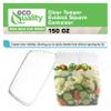 150 oz Square Clear Stackable Deli Containers with Airtight Tamper-Proof Lids, BPA-Free Plastic Food Storage, Microwave, Freezer Safe, Meal Prep, Takeout Containers for Kitchen, Restaurants (100) view 4