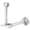 1pcs Wardrobe Flange Base Rail Support Bracket Stainless Steel Curtain Rod Socket(32-300mm) view 3