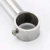 1pcs Wardrobe Flange Base Rail Support Bracket Stainless Steel Curtain Rod Socket(32-300mm) view 4