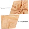 BESTOYARD Solid Fleece Sleeping Blanket Lightweight Flannel Throw for Home Bedroom Khaki Warm Cozy for All Seasons view 2