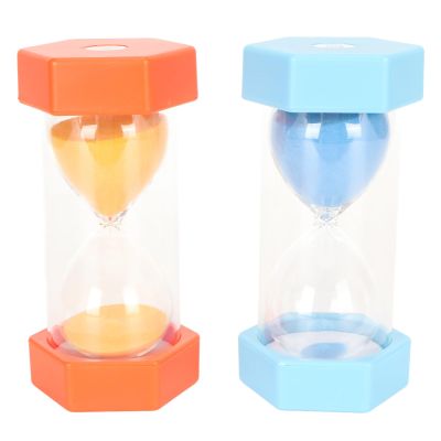 60 Minutes Hourglass Sand Timer for Kids Games, 2Pcs Classroom Home Kitchen Office Use, Screened Sand, ADHD SPD Autism Gifts