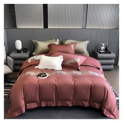 Luxury Embroidery Bedding Set 1000TC Egyptian Cotton Soft Duvet Cover Set Bed Sheet Set Pillowcases King Queen Size Bed Sets,Bed