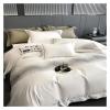 Luxury Embroidery Bedding Set 1000TC Egyptian Cotton Soft Duvet Cover Set Bed Sheet Set Pillowcases King Queen Size Bed Sets,Bed view 2
