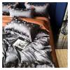 1200TC Cotton Stain Bedding Sets Queen King Size Duvet Cover Bedsheet Pillowcase,Bed view 4