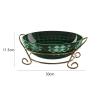 TBFAZDEL Tray Snack Fruit Plate Living Room Home Coffee Table Imitation Glass Office Snack Dessert Dry Fruit Plate view 2