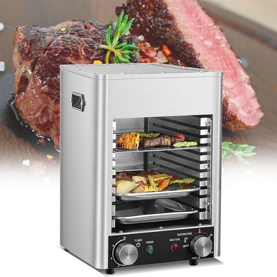 KZZAAO Electric Steak Grill, 1700W Portable Indoor Countertop Oven, Smokeless Electric Grill, Heats Up to 1472 , BBQ Grill