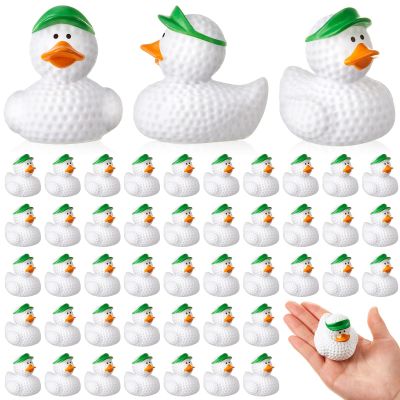 Deekin 24 Pcs Golf Texture Rubber Ducks