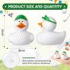 Deekin 24 Pcs Golf Texture Rubber Ducks view 2