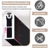 Elitix Heavy Duty Wardrobe Clothes Pole with Middle Support, Metal Closet Rod Rail Support Shelf Pipe Bracket Holder, Coats Hanger Rail Wall Mounted(Silver,50cm(19 3/4")) view 2