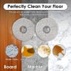 (4 Pack) Mop Pads for ECOVACS DEEBOT T30 Pro Max/ T30 Pro Omni/ T30S/ T30S Combo/ T30C Omni/ X5 Pro Omni/ X2 Omni X2 Pro T20 Omni X1 Omni X1 PRO Omni X1 PLUS T10 Omni T10 Turbo Yeedi M12 Pro+ X1 Turbo view 3