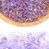 1330Pcs Acrylic Faux Crushed Ice Rocks for Vase Fillers Crafts Irregular Shape Clear Faux Ice Rock Crystals Assorted Sizes Faux Gems for Kids Treasure Toy US(1330,purple) view 1