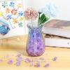 1330Pcs Acrylic Faux Crushed Ice Rocks for Vase Fillers Crafts Irregular Shape Clear Faux Ice Rock Crystals Assorted Sizes Faux Gems for Kids Treasure Toy US(1330,purple) view 2
