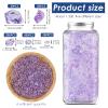 1330Pcs Acrylic Faux Crushed Ice Rocks for Vase Fillers Crafts Irregular Shape Clear Faux Ice Rock Crystals Assorted Sizes Faux Gems for Kids Treasure Toy US(1330,purple) view 3