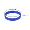 MECCANIXITY Bracelets Wristbands 1/2" Width 8.5" Length Blue, 3Pcs view 2