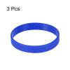 MECCANIXITY Bracelets Wristbands 1/2" Width 8.5" Length Blue, 3Pcs view 3