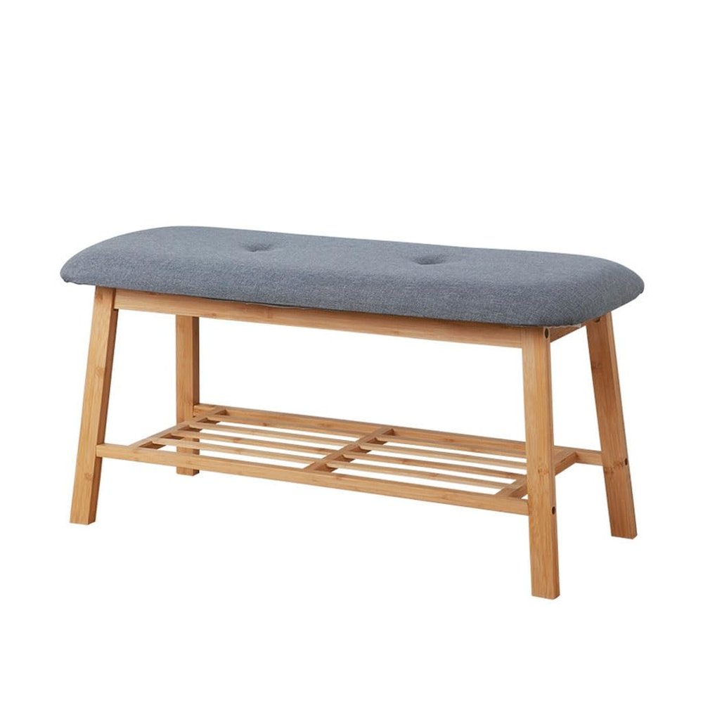 ULTRAWAVE Entryway Stool Home Doorway Seatable Shoe Changing Stool Fitting Room Shoe Rack Simple Shoe Changing Stool Shoe Bench(B)