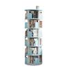 360 Rotating Bookshelf Rotating Bookshelf Tower Spinning Bookshelf Bookshelf With Storage Corner Bookshelf With Storage Suitable for Book Storage living Room Bedroom Study (assembly Required)(Blue,195 view 1