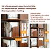 360 Rotating Bookshelf Rotating Bookshelf Tower Spinning Bookshelf Bookshelf With Storage Corner Bookshelf With Storage Suitable for Book Storage living Room Bedroom Study (assembly Required)(Blue,195 view 3