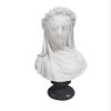 LFMDZC White Resin Art Deco Sculpture, Greek Goddess Bust Statue Home Decorations for Art Collection Ornament Bookshelves view 1
