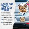 (2 Packs) I Woof You Cute Yorkie Magnets - Yorkie Pet Mom Dad Yorkshire Terrier Magnets - 5 Inches On Longest Side - Premium Magnet - for Fridges, Toolboxes, Cars - Made in USA - MAG2348 view 4