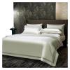 Blue Solid Color 1500TC High end Egyptian Cotton Duvet Cover Luxury Hollow Out Bedding Set Silky Soft Bed Cover Bed Sheet Pillowcases,Bed view 3