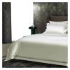 Blue Solid Color 1500TC High end Egyptian Cotton Duvet Cover Luxury Hollow Out Bedding Set Silky Soft Bed Cover Bed Sheet Pillowcases,Bed view 4