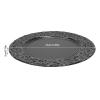 100Pcs Charger Plates Bulk with Floral Pattern, 13" Round Floral Plates Embossed Rim Plastic Charger Plate Decorative Round Plate Chargers for Dinner Wedding Party Event Tabletop Setting Decor Black view 2