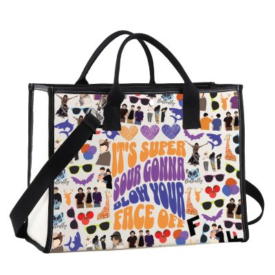 JNIAP Channel Video Tote Bag Channel Video Gifts Team Orange Purple Blue Gifts Channel Video Merch (IT'S SUPER Tote)