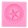 Fondant Mold for Cake,Round Tire Fondant Mold Truck Wheel Silicone Molds Steampunk Gear Candy Resin Clay Mould Cake Decorating Tools Chocolate Moulds 6.7x6.7cm view 1
