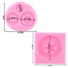 Fondant Mold for Cake,Round Tire Fondant Mold Truck Wheel Silicone Molds Steampunk Gear Candy Resin Clay Mould Cake Decorating Tools Chocolate Moulds 6.7x6.7cm view 3