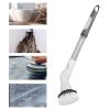 Electric Cleaning Brush,Electric Spin Scrubber for Home, Long Handle Automatic Rotating Power Scrubber for Bathroom, Kitchen Cleaning view 2