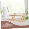 DEARMAMY 2pcs Jewelry Displays to Sell on Wooden Display Stand Earring Display Stands Necklaces and Bracelets Organizers view 2