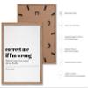 Poster Master Typography Poster - Retro Dictionary Print - Correct Me If I'm Wrong Definition, Book Page, Funny - Gift for Colleague, Friend - Wall Decor for Home, Office, 8x10 Beige Framed view 2