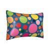 Colorful Polka Dots Personalized Printed Faux Silk Hair Care Pillowcase 20 x 30 Inch Soft Breathable Home Pillowcase Single Pack view 2