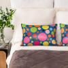 Colorful Polka Dots Personalized Printed Faux Silk Hair Care Pillowcase 20 x 30 Inch Soft Breathable Home Pillowcase Single Pack view 4