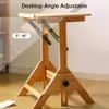 Art Desk, Architect Table, Drawing Board, Artist Tilts Flat Table, Adjustable Laptop Table, for Writing, Design, Reading(23.6x35.4in/60x90cm) view 4