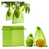 CLENEA 100PCS Grapes Fruit Protection Bags Garden Mesh Bags Agricultural Orchard Control mesh Vegetable Bags(Dark Green,10 x 15 cm) view 3