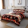 Manfei Horse Bedspread Queen Size, Boho Feather Exotic Coverlet Set, Farmhouse Animals Quilted Coverlet with 2 Pillowcases, Kids Boys Girls Room Decor, Soft Polyester Bedding Quilt view 4